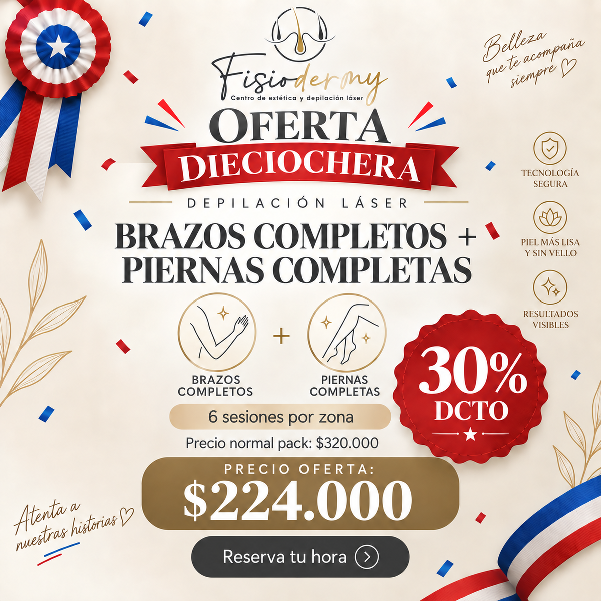 OFERTA PACK PIERNAS COMPLETAS Y BRAZO COMPLETOS