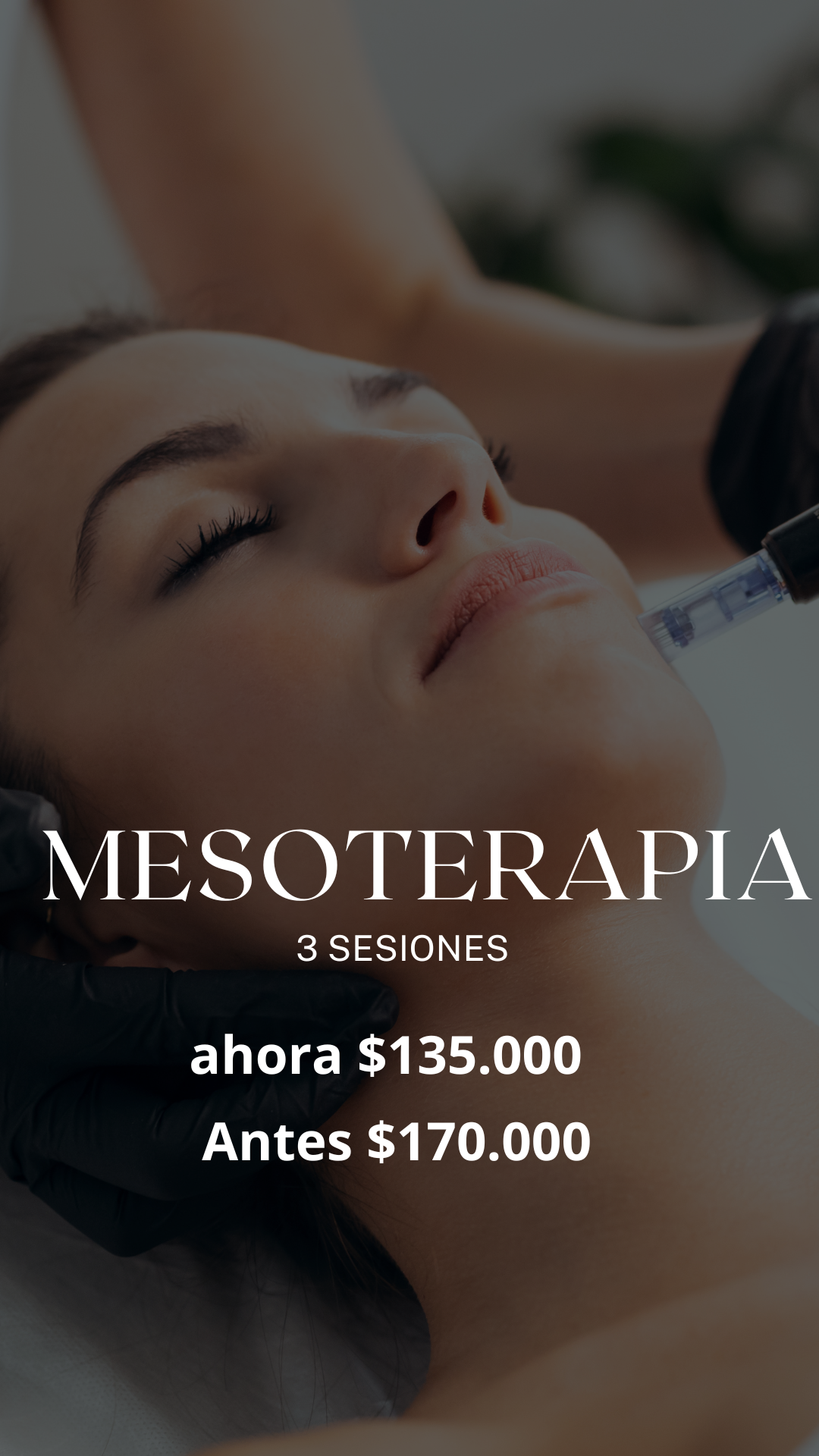 Cyber MESOTERAPIA 3 sesiones INCLUYE ESCÁNER FACIAL