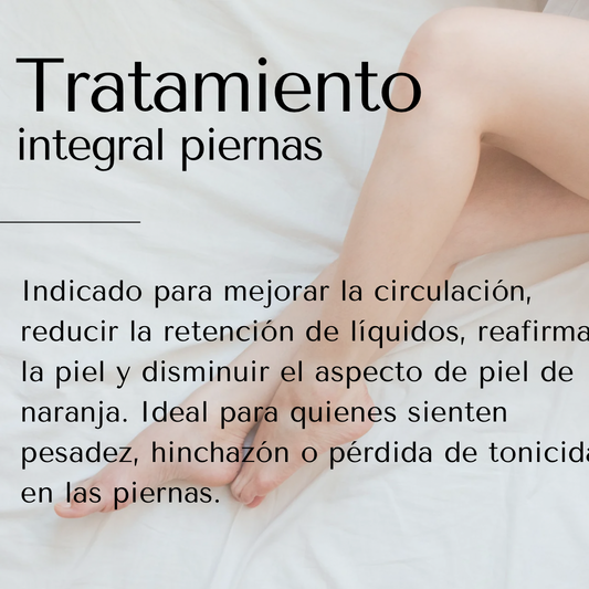 10 sesiones tratamiento integral en piernas