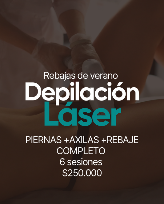 PROMOCIÓN VERANO PIERNAS+AXILAS+REBAJE COMPLETO O PARCIAL